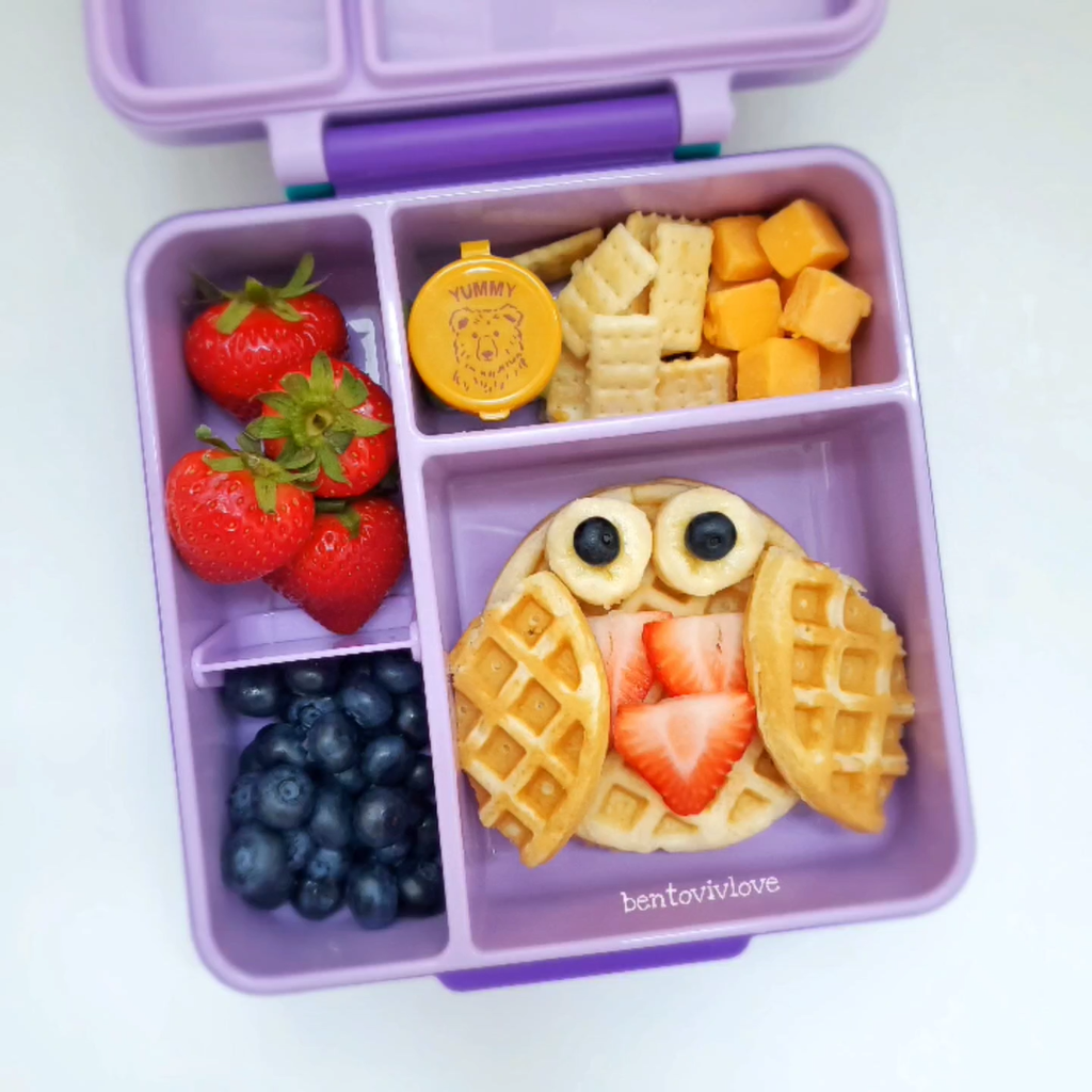 Waffle Owl Character Lunch
