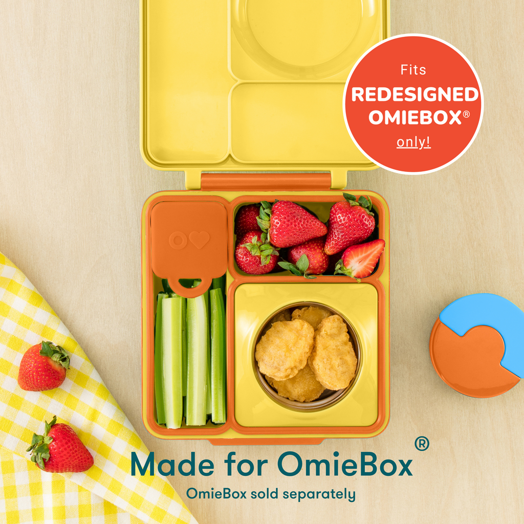  OmieBox (2 pack) Leakproof Dips Containers To Go, Salad  Dressing Container, Condiment Container with Lids - Food Safe Silicone - 4  ounces (Blue/Lime) : Everything Else