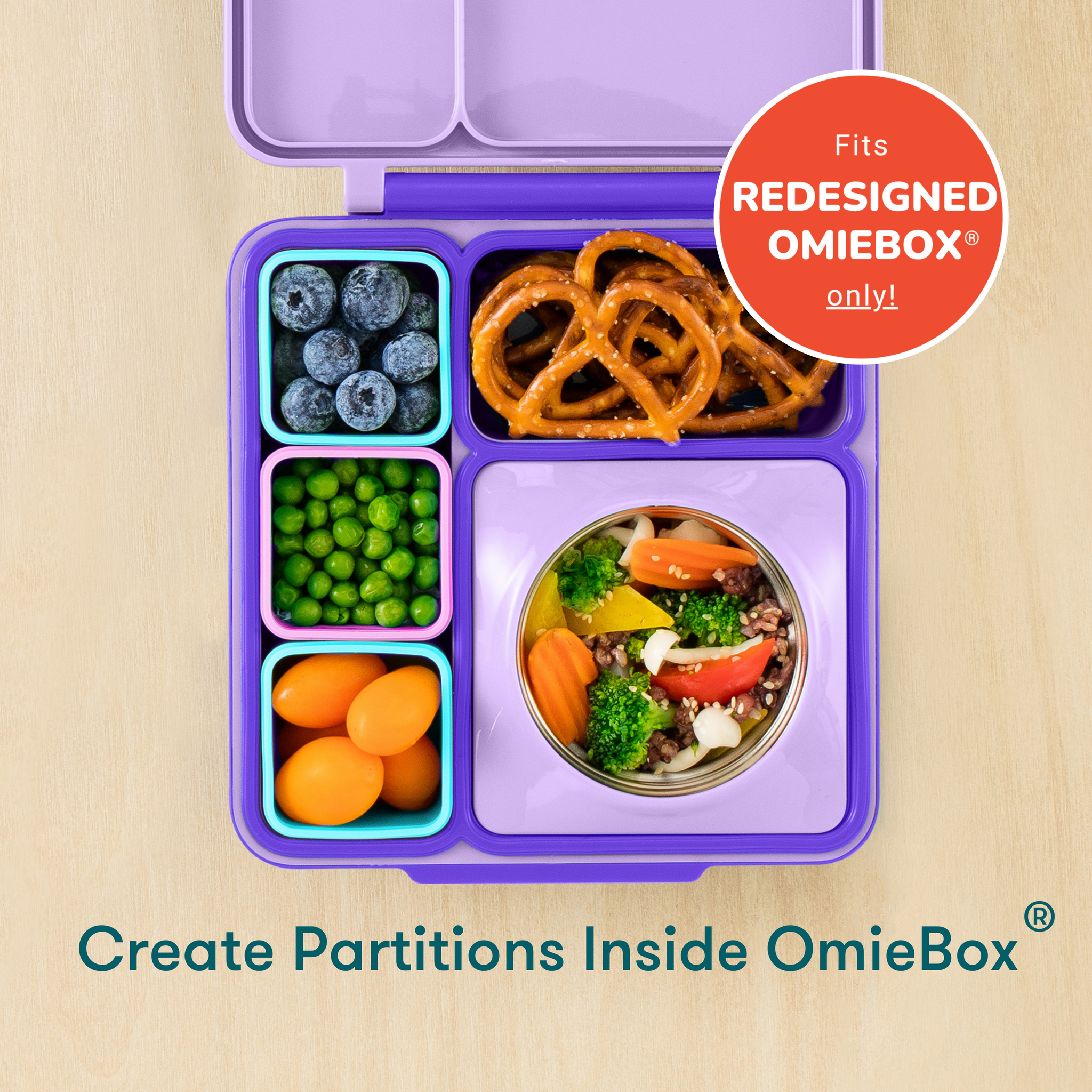 OmieDip | Dip & Sauce Container | Fits inside OmieBox® | Omie