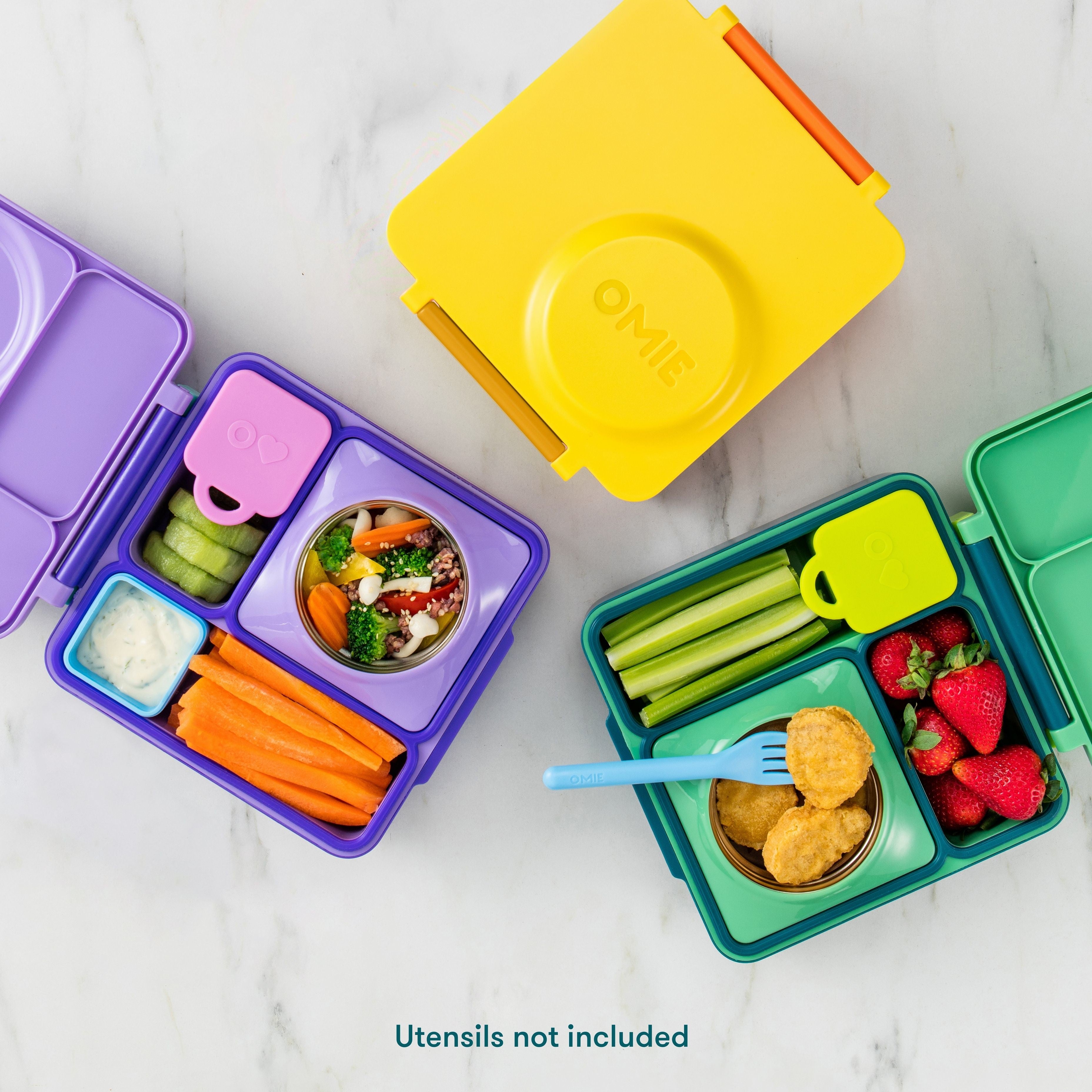  OmieBox (2 pack) Leakproof Dips Containers To Go