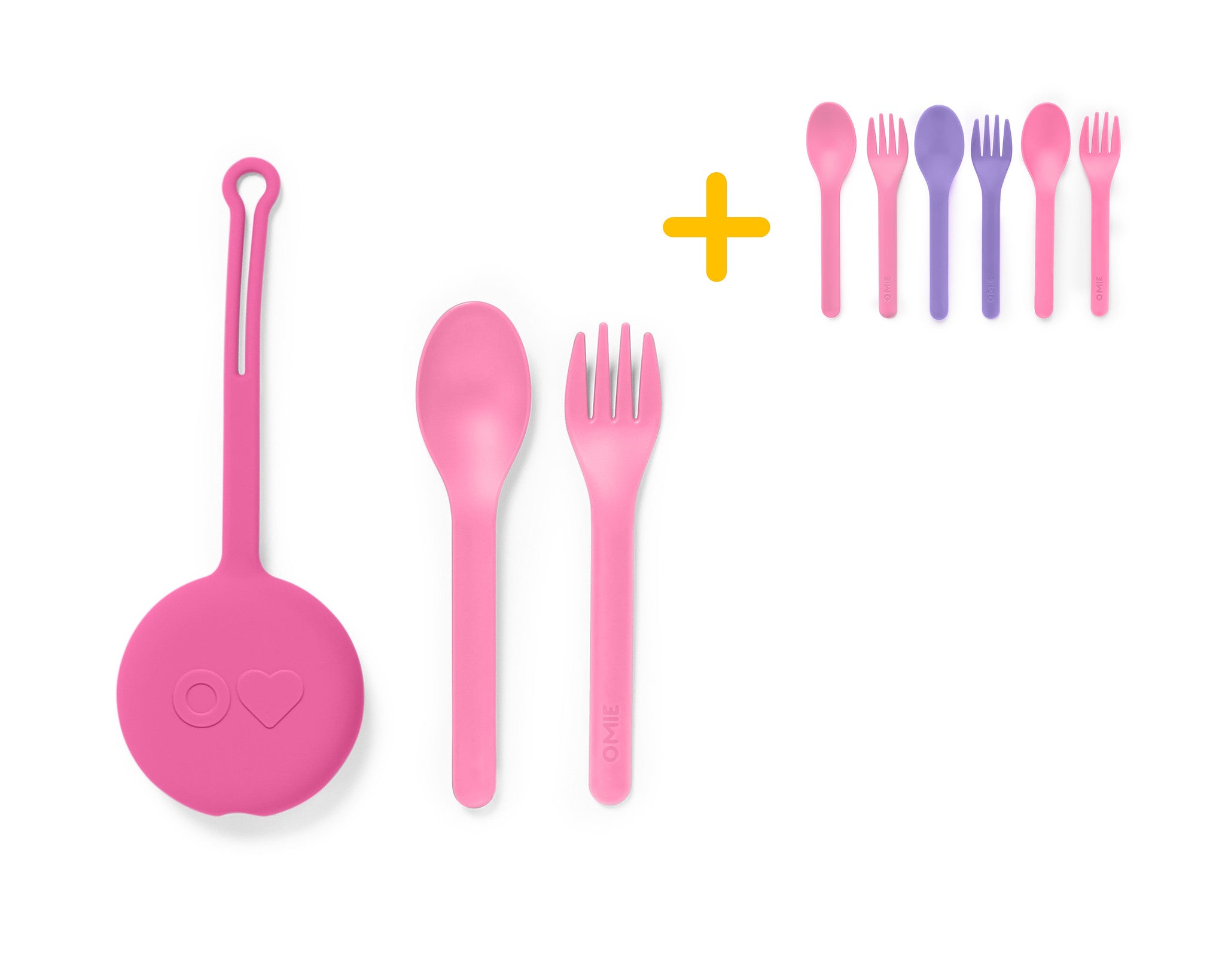OmieBox - Fork, Spoon & Pod Set - Sunrise