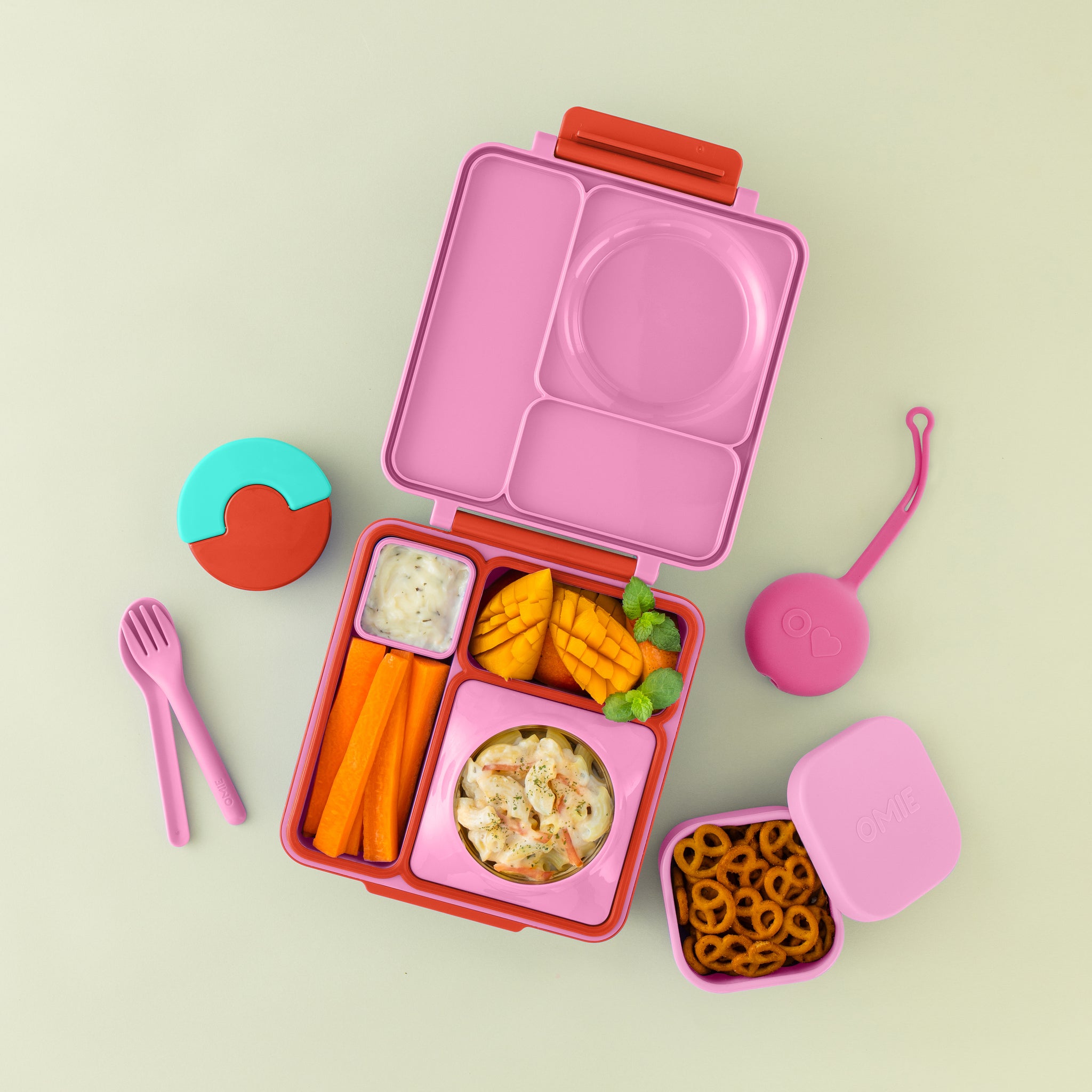 【imo-omi】ピクニケット 4個セットd OmieSnack | Silicon Snack Container | Fits inside OmieBox® – OmieLife
