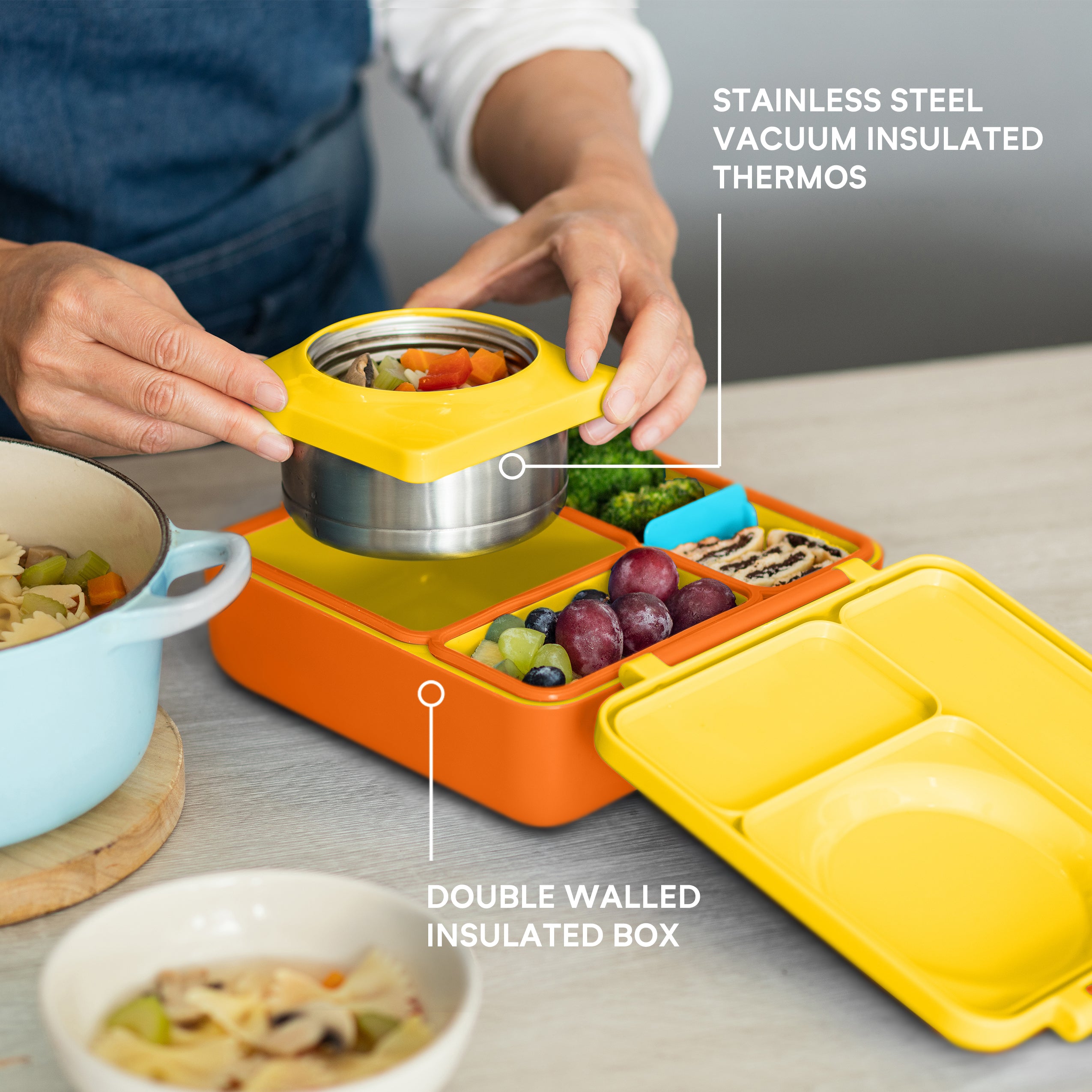 Omie OmieBox® Hot & Cold Bento Lunch Box For Kids | Omie® – OmieLife